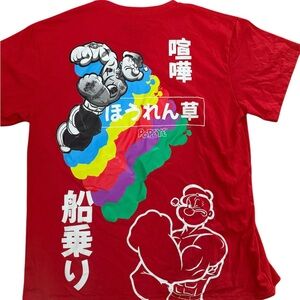New Mens Japanese Popeye tshirt sz XL. No tags!